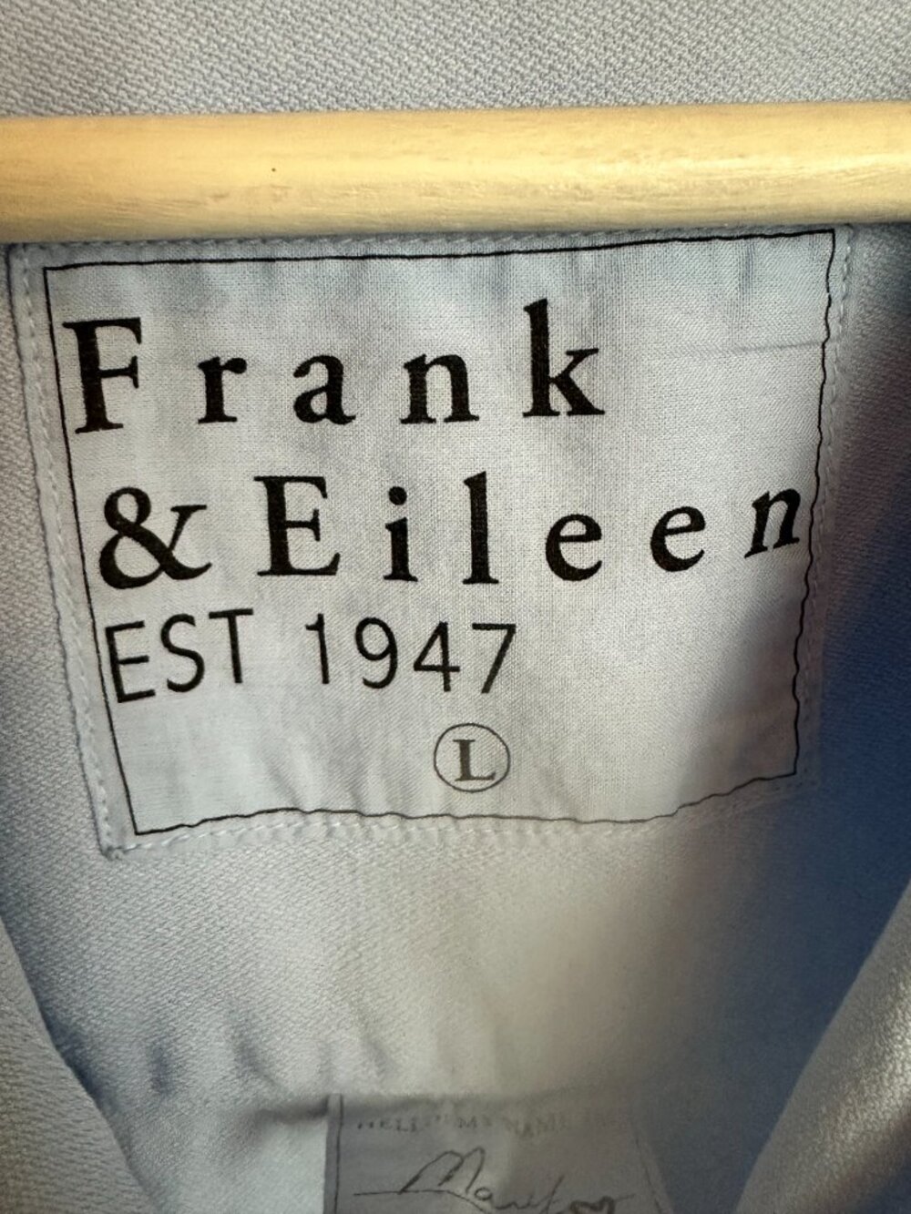 Frank & Eileen Mary Famous Denim Dress Cloud - Picture 2 of 3